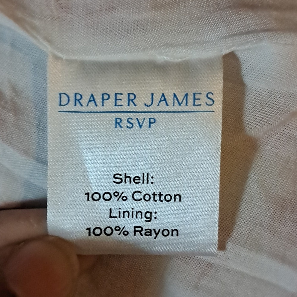 Draper James RSVP Pink & White Ditzy Floral Wrap Mini Dres Puff Ruffle Fairycore - Picture 9 of 10